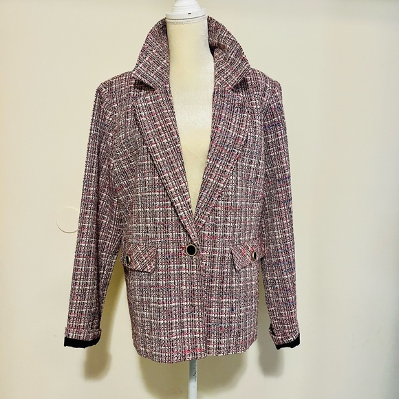 🔥Bagatelle tweed jacket Sz XL - Picture 1 of 7